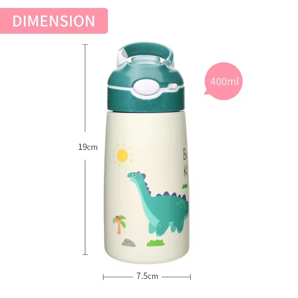 KidTherm 400ml | Drop-Resistant Straw Bottle