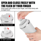 ThermoRide Mug 380 & 510ml | Double Steel, 10h Heat