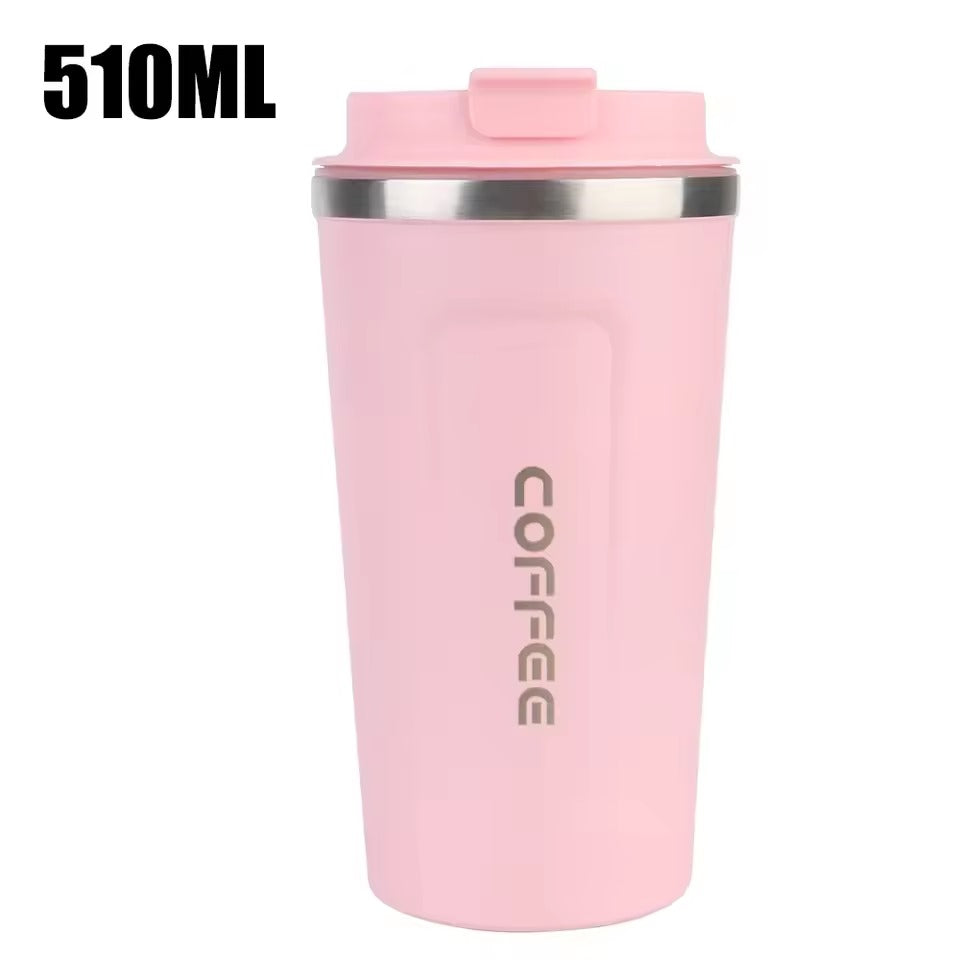 ThermoRide Mug 380 & 510ml | Double Steel, 10h Heat