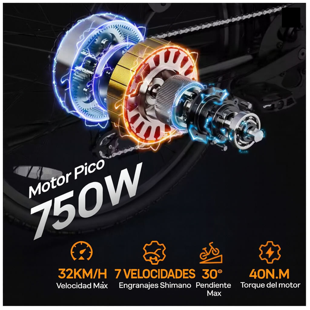 URLIFE E26 750w | Fuerza y Velocidad en Cada Ruta