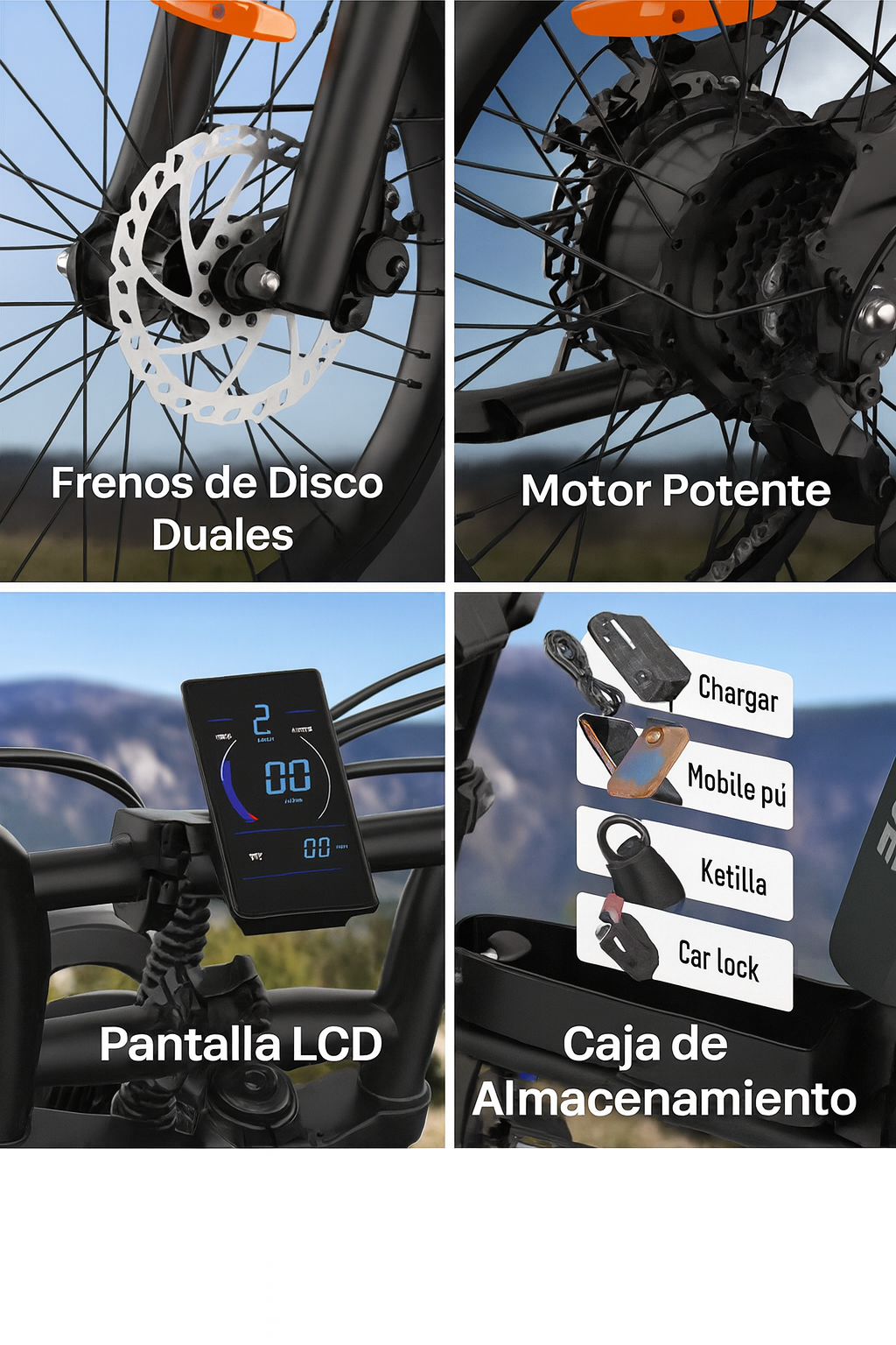 URLIFE T2 1500w | Alcance de 100 Millas, Aventuras Sin Límites