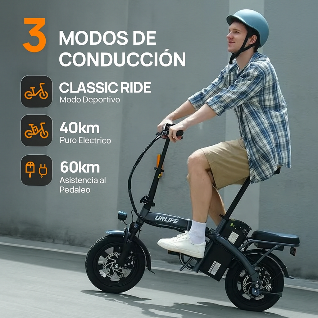URLIFE F1L 500w – Movilidad Económica y Plegable
