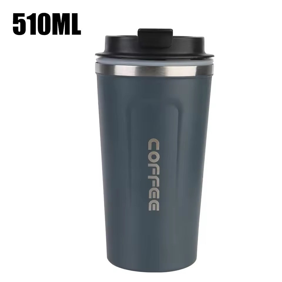ThermoRide Mug 380 & 510ml | Double Steel, 10h Heat