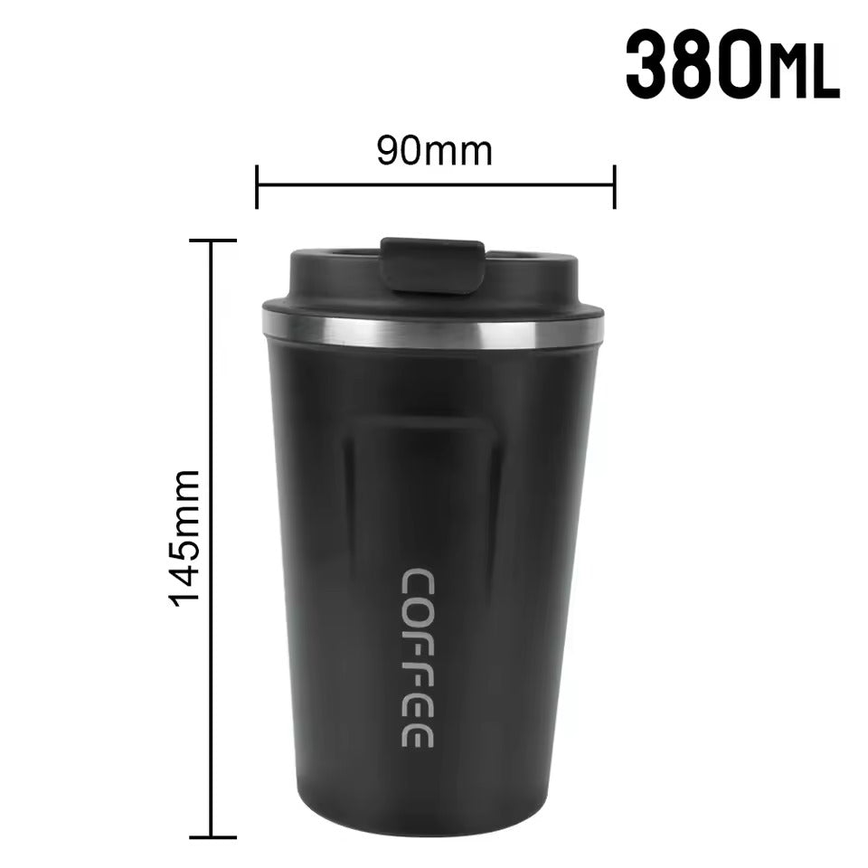 ThermoRide Mug 380 & 510ml | Double Steel, 10h Heat