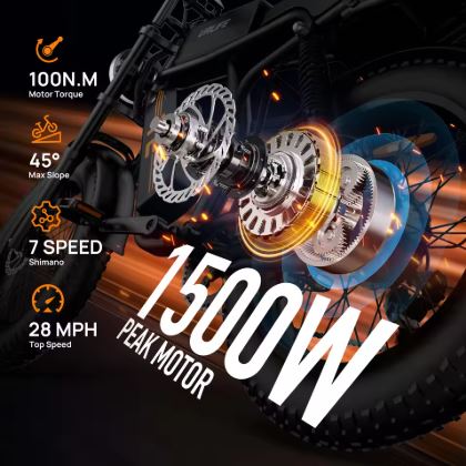 URLIFE T2 1500w | Alcance de 100 Millas, Aventuras Sin Límites