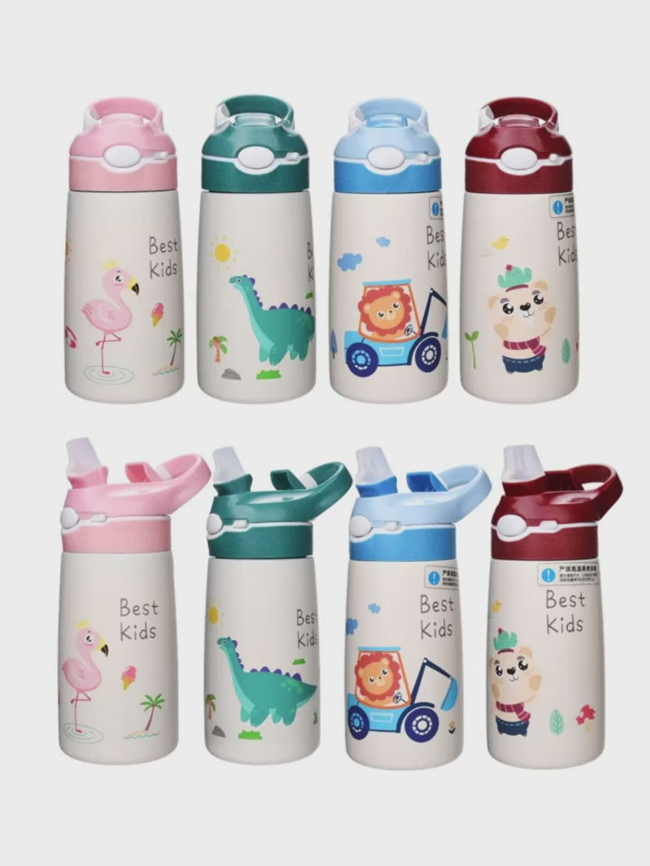 KidTherm 400ml | Drop-Resistant Straw Bottle