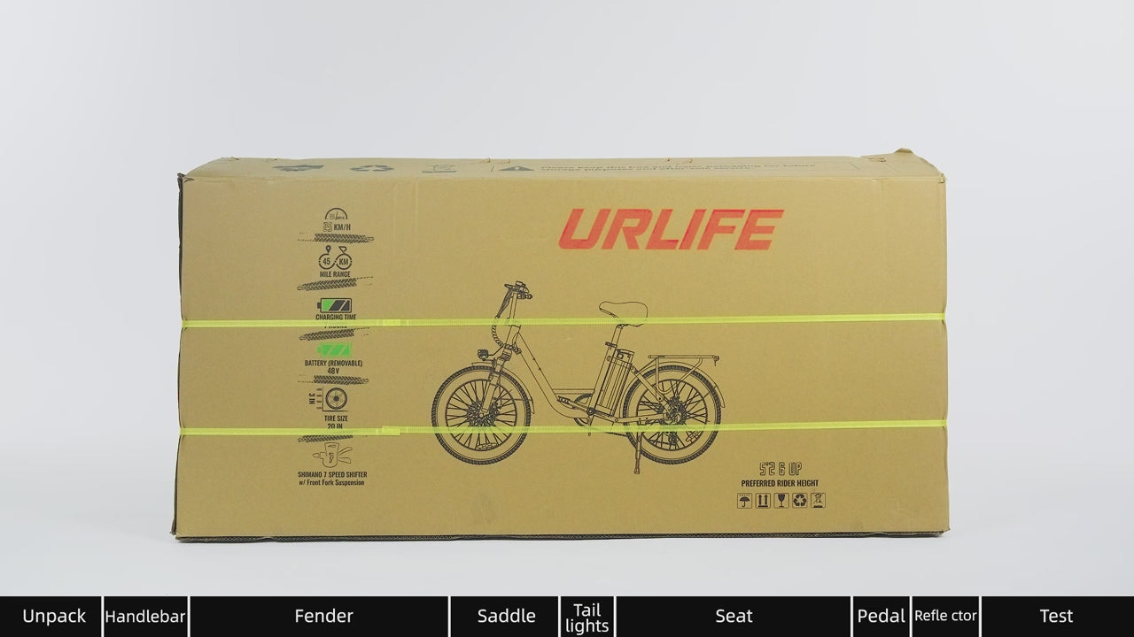 URLIFE E20 1000w | Suspensión frente, Confort en Terrenos Difíciles